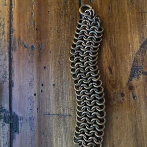 Hand-Made Copper Mesh Bracelet